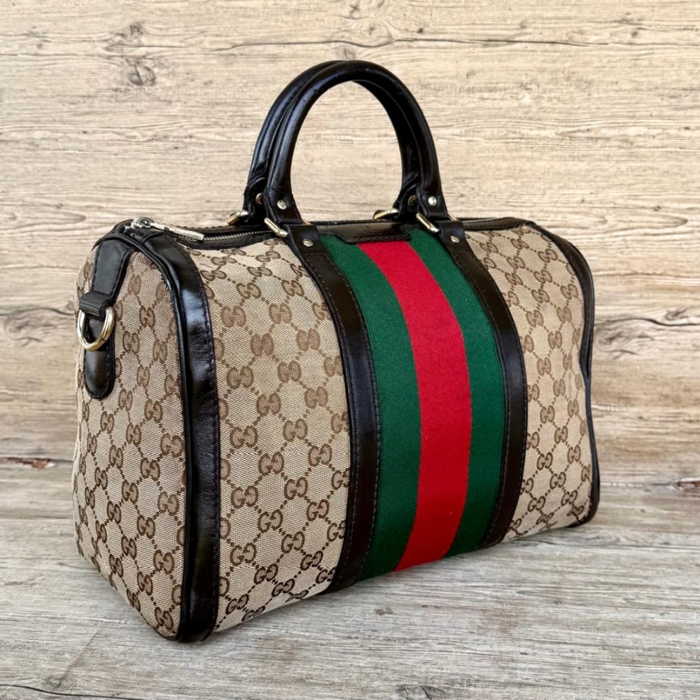 Gucci web Boston bag - Picture 6 of 11